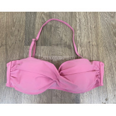 Бюстгальтер бандо розовый S push up 70B