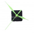 Часовой механизм маленький 9,5 см минутная стрелка, светящиеся в темноте стрелки  ( стрелка вся зеленая )