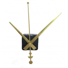 Часовой механизм маленький 16 см минутная стрелка цвет золото