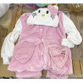 Пижама кигуруми для детей  Hello Kitty розовая на рост 100 см