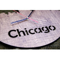 Часы настенные из фанеры "Чикаго" любого цвета