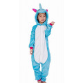 Пижама Единорог голубой на рост 125-130см кигуруми kigurumi костюм 
