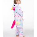 Пижама детская Единорог звездный на рост 125-130см kigurumi разноцветный со звездами кигуруми