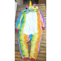 Пижама детская Единорог радужный на рост 125-130  разноцветный Кигуруми