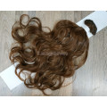 Волосы на заколках набор коричневые №2-30 волнистые трессы из 6 тресс 16 клипс