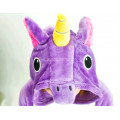 Пижама детская Единорог фиолетовый на рост 115-120см Кигуруми