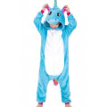 Пижама детская Единорог голубой на рост 135-140 см Кигуруми